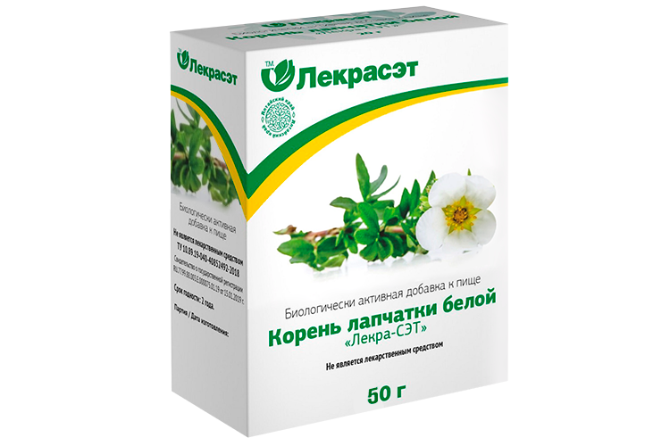 

Лапчатка белая корень, 50 г, сырье измельченное