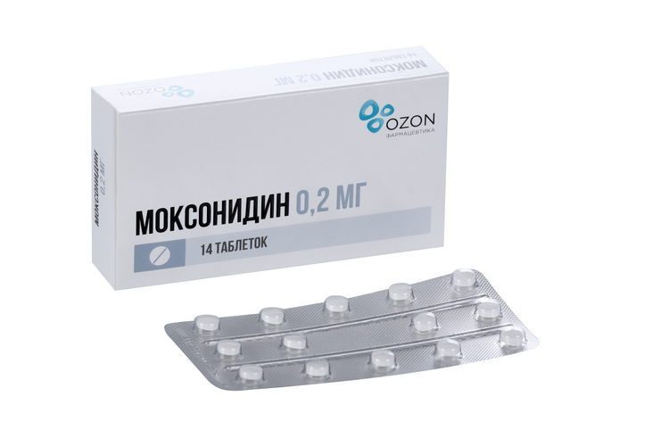 

Моксонидин 0.2 мг, 14 шт, таблетки покрытые пленочной оболочкой