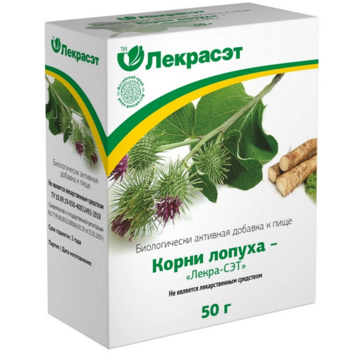 

Лопуха корень, 50 г