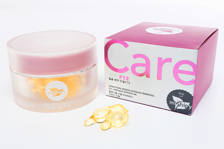 Сыворотка miShipy корейская для лица care oil F12 с маслом авокадо и вечерней примулы 30 шт