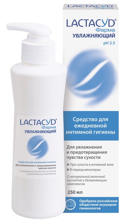 Средство Лактацид Фарма Увлажняющий д/интим гигиены, 250 мл