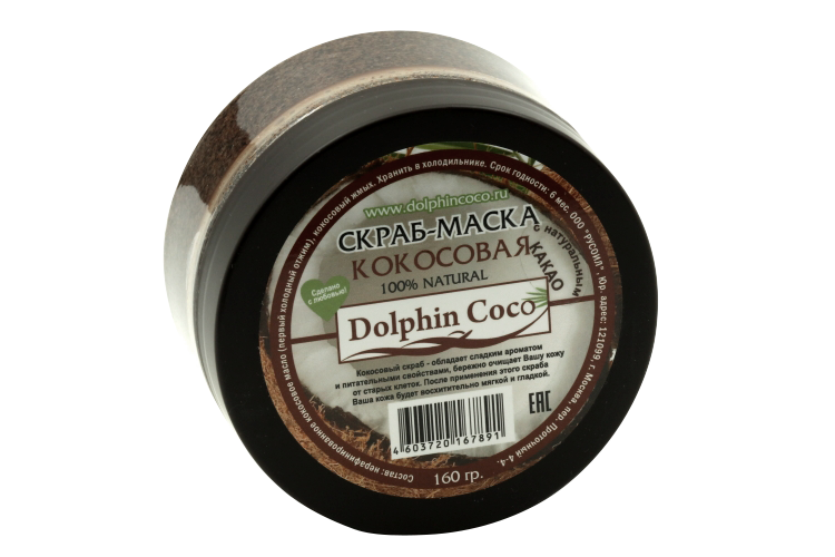 

Скраб-маска Dolphin Coco кокосовый, 160 г