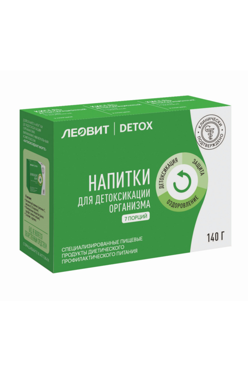 

Кисель Леовит Detox ягодный, 20 г, 7 шт