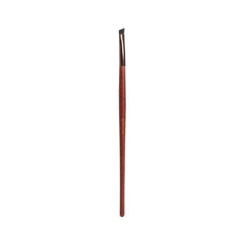 Кисть д/макияжа Queen fair Brush WOOD жесткая скошенная 17 см цвет коричневый