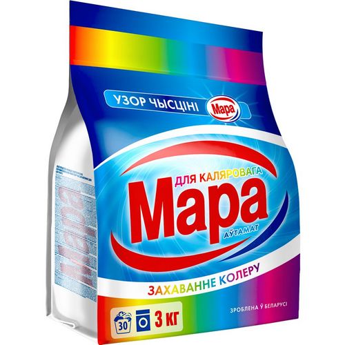 Порошок стиральный Мара Образец чистоты д/цветного автомат 3 кг