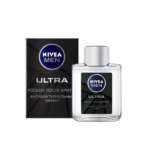 цена Лосьон NIVEA MEN ULTRA после бритья с антибактериальным эффектом, 100 мл