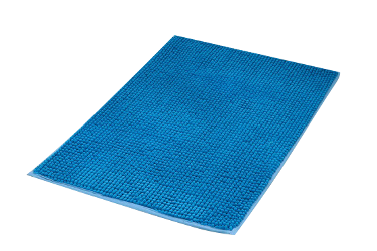 Коврик д/дома Доляна Букли 50х80 см цвет голубой