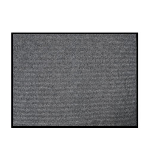 Коврик придверный влаговпитывающий ребристый Стандарт 90х120 см цвет черный