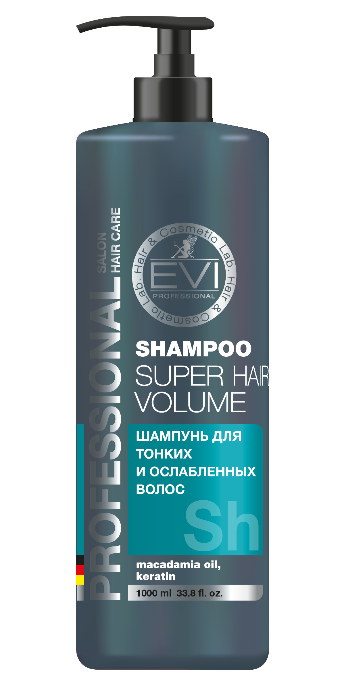 

Шампунь EVI Professional Объем и сила д/тонких/ослабленных волос, 1 000 мл