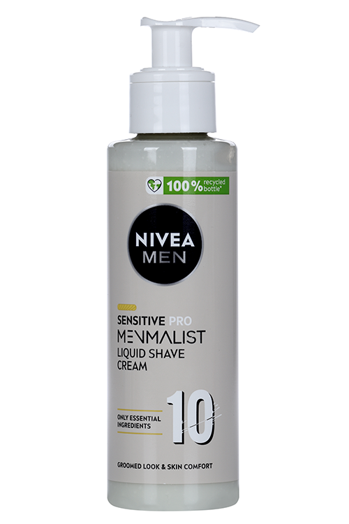 Крем Nivea Men Menmalist жидкий д/бритья, 200 мл, (81391) жидкий крем для бритья sensitive pro menmalist nivea men для чувствительной кожи 200 мл