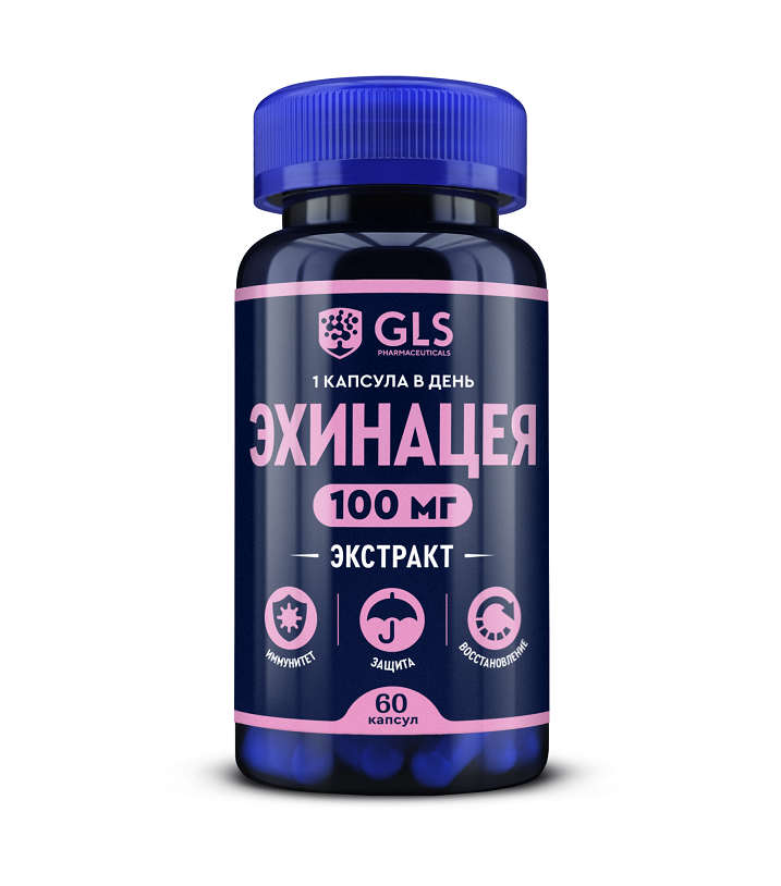

Эхинацея GLS д/иммунитета, 300 мг, 60 шт, капсулы