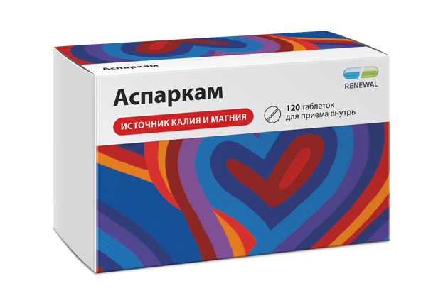 Аспаркам, 120 шт, таблетки
