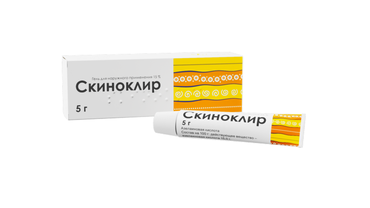 

Скиноклир 15%, 5 г, гель для наружного применения