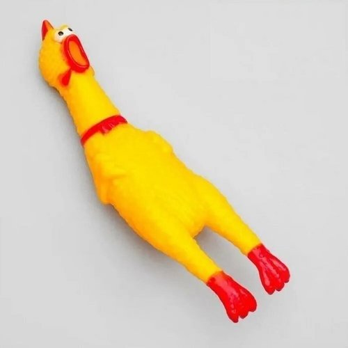 Игрушка Чистый котик винил желтая д/собак DP007-M-YW 32 см