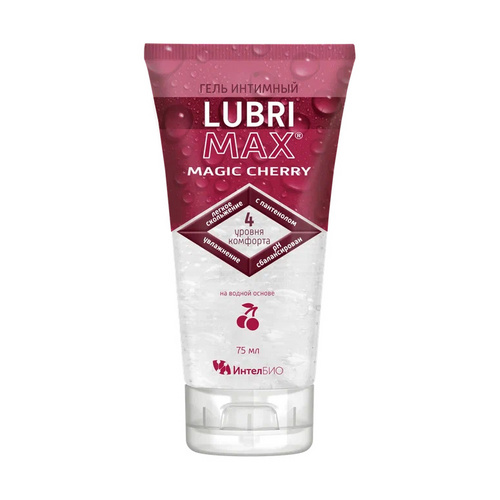 Гель-смазка Лубримакс Маджик интимный вишня (cherry), 75 мл