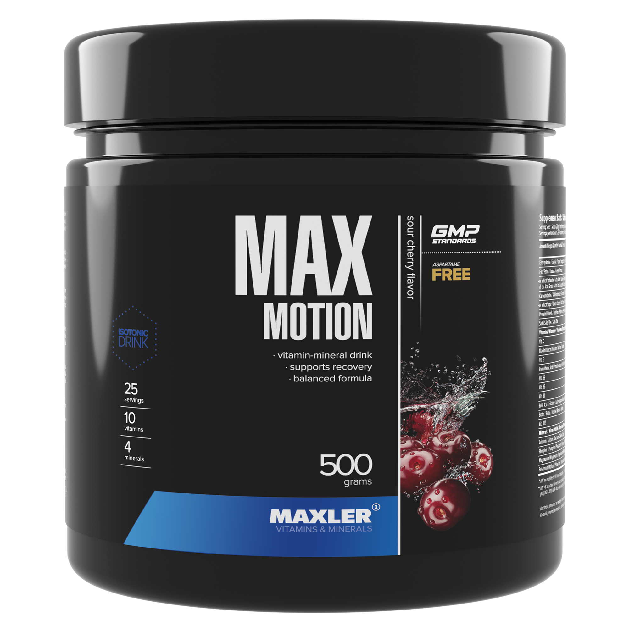 Изотоник Maxler Max Motion, 500 гр. - вишня
