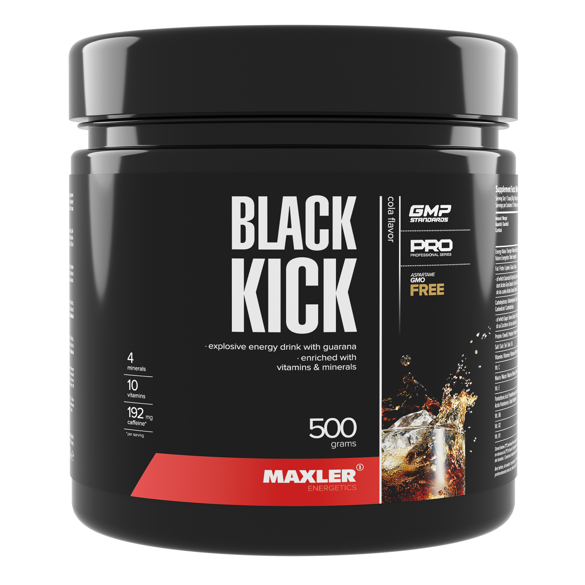Изотоник Maxler Black Kick, 500 гр - кола