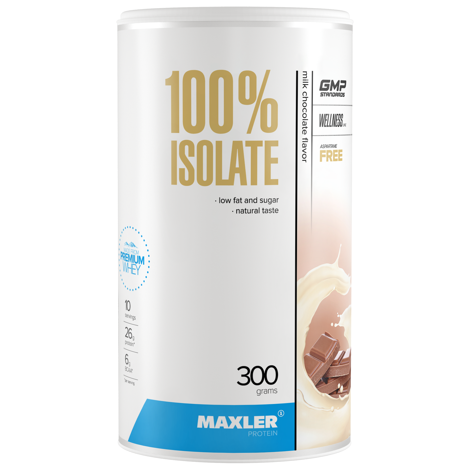 Изолят сывороточного белка Maxler, 300 г - мо...