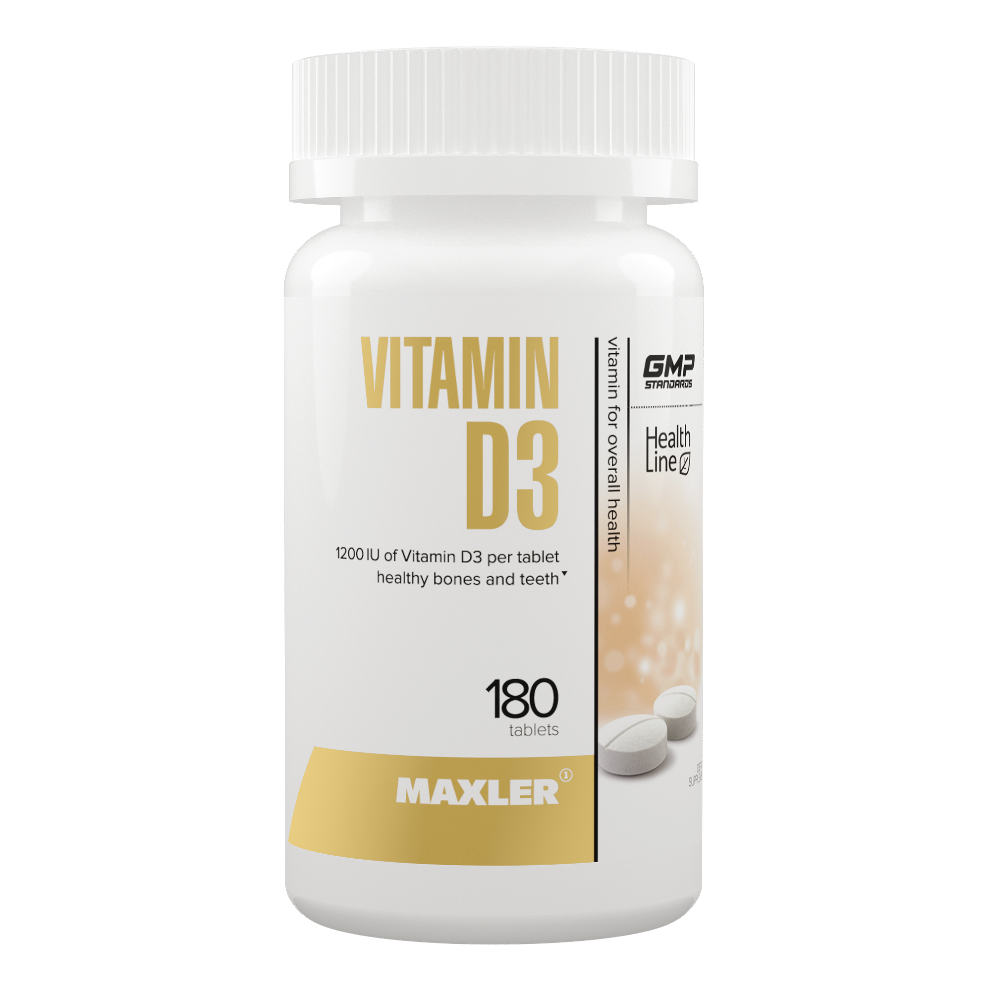 Витамин Д3 1200 IU Maxler, 180 таблеток
