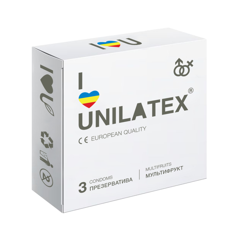 Презервативы Unilatex Multifruits, 3 шт.