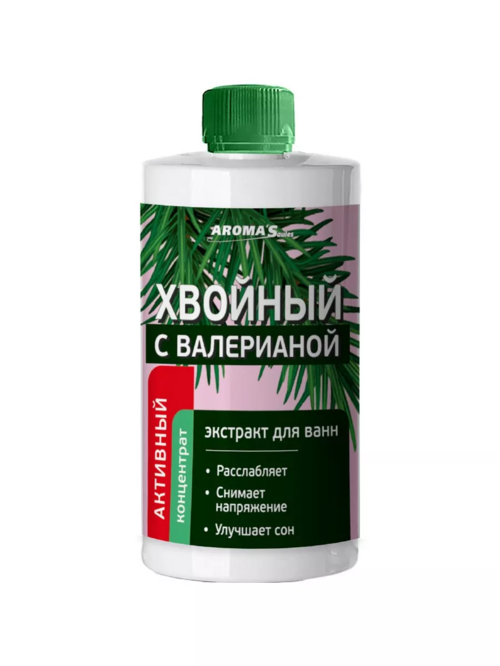 

Экстракт д/ванн AROMASaules Хвойный с валерианой, 400 мл