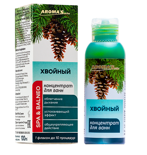 

Концентрат д/ванн AROMASaules Хвойный, 100 мл