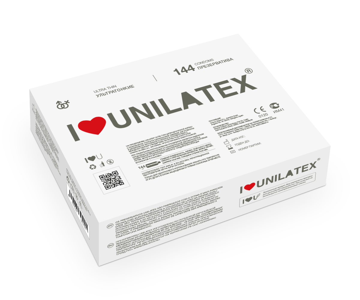 Презервативы Unilatex UltraThin, 144 шт.