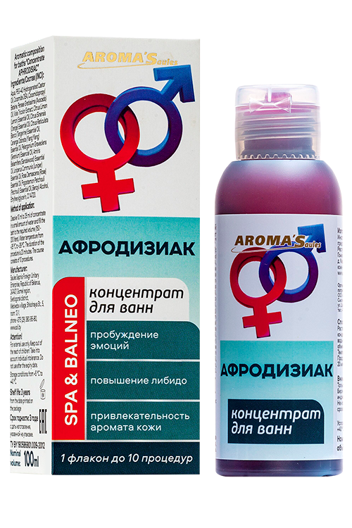 

Концентрат д/ванн AROMASaules Афродизиак, 100 мл