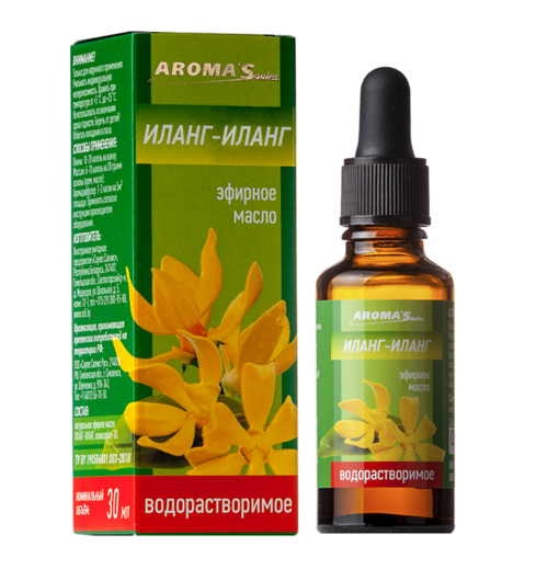 

Масло AROMASaules эфирное водорастворимое иланг-иланг, 30 мл