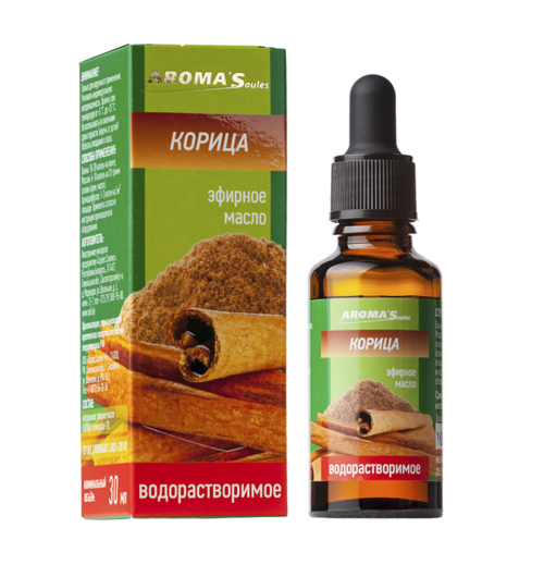 

Масло AROMASaules эфирное водорастворимое корица, 30 мл
