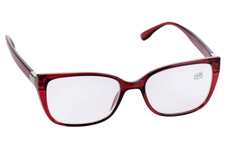 Очки Airstyle RFC1563 корригирующие пластик красный (диоптрия +3,25)