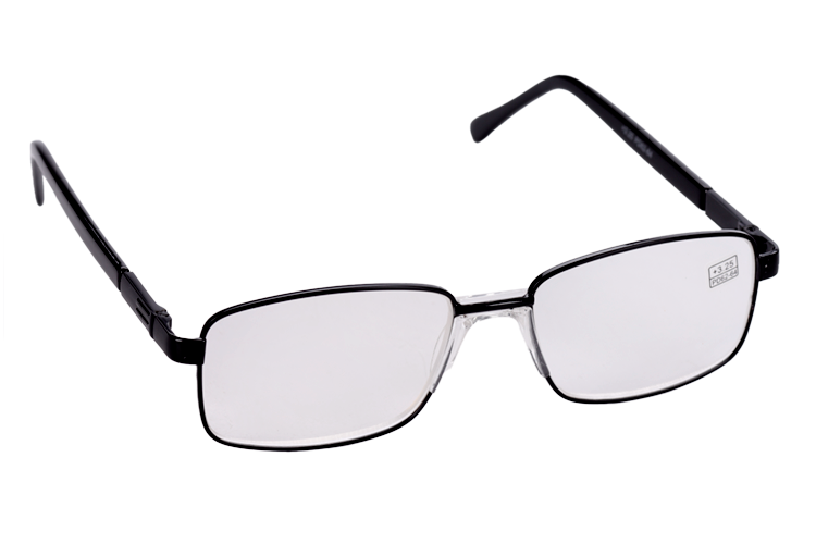Очки Airstyle RFC-M634 корригирующие металл черные (диоптрия +3,25)