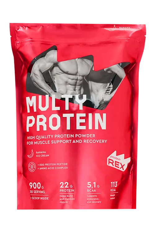 

Коктейль ProteinRex Multy Protein со вкусом бананового мороженого, 900 г