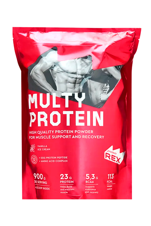 

Коктейль ProteinRex Multy Protein со вкусом ванильного мороженого, 900 г