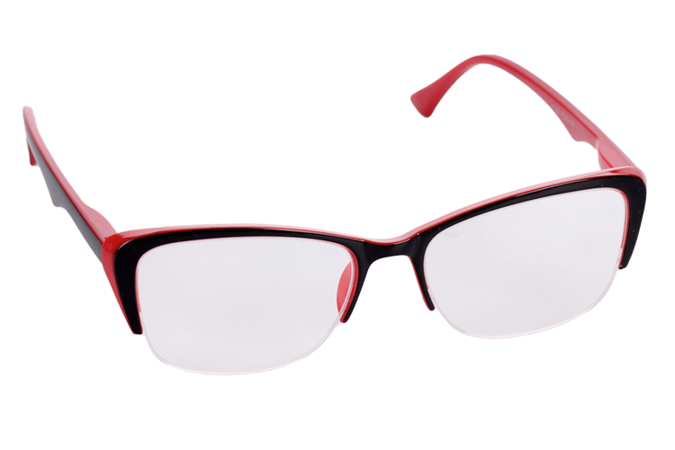Очки Airstyle RFC1715 корригирующие пластик черно-красные (диоптрия +3,25)