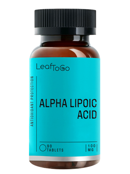 

Альфа-Липоевая кислота LeafToGo, 90 шт, таблетки