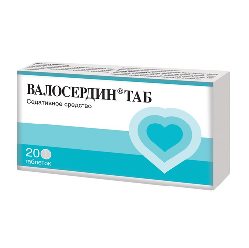 Валосердин Таб, 20 шт, таблетки