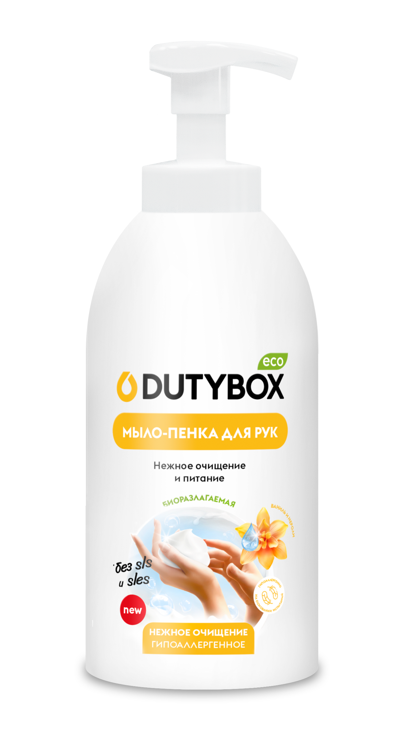 

Эко мыло-пенка Dutybox ваниль 500 мл
