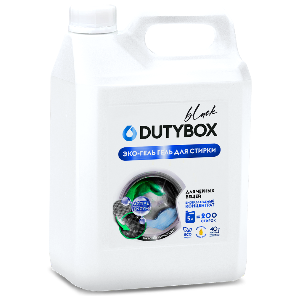 

Гель для стирки Dutybox Концентрат Black для черного (200 стирок), 5л.