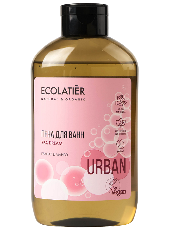 

Ecolatier URBAN Пена для ванн гранат & манго,600мл