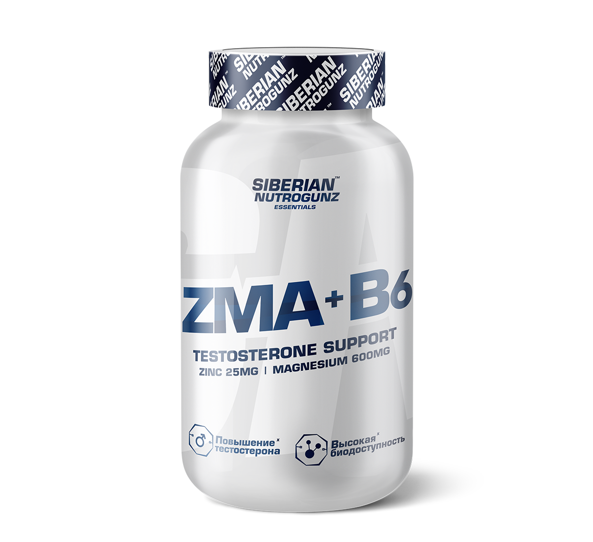 

Siberian Nutrogunz "ZМА+В6" (ZMA) - 60 капсул 800мг