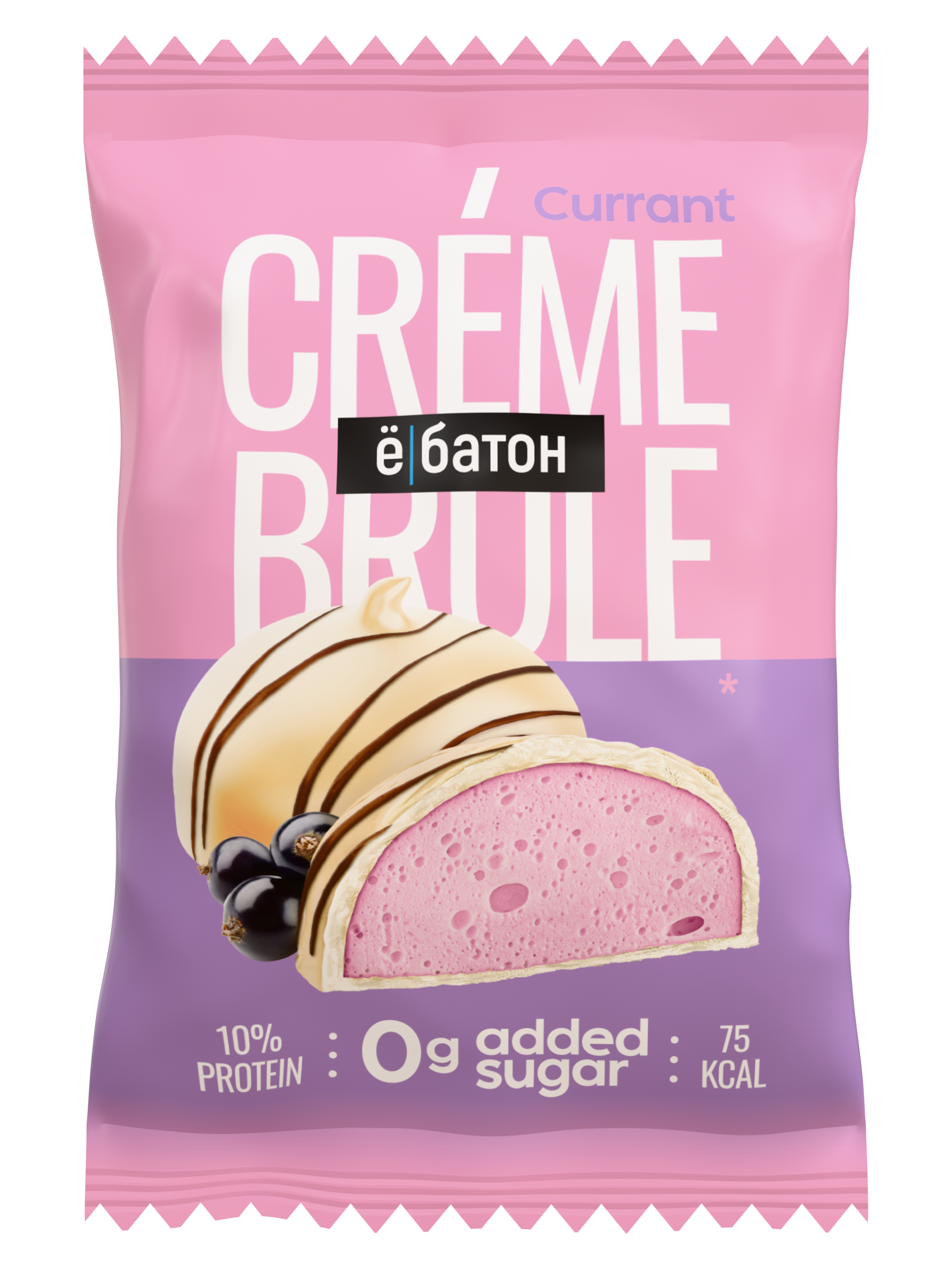 

Изделие кондитерское десерт Крем Брюле вкус Смородина Ёбатон, 35г