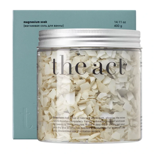 

Соль The ACT д/ванны магниевая magnesium soak, 400 г