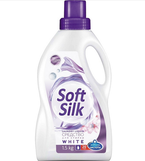 

Средство Soft Silk White жидкое д/стирки 1,5 кг
