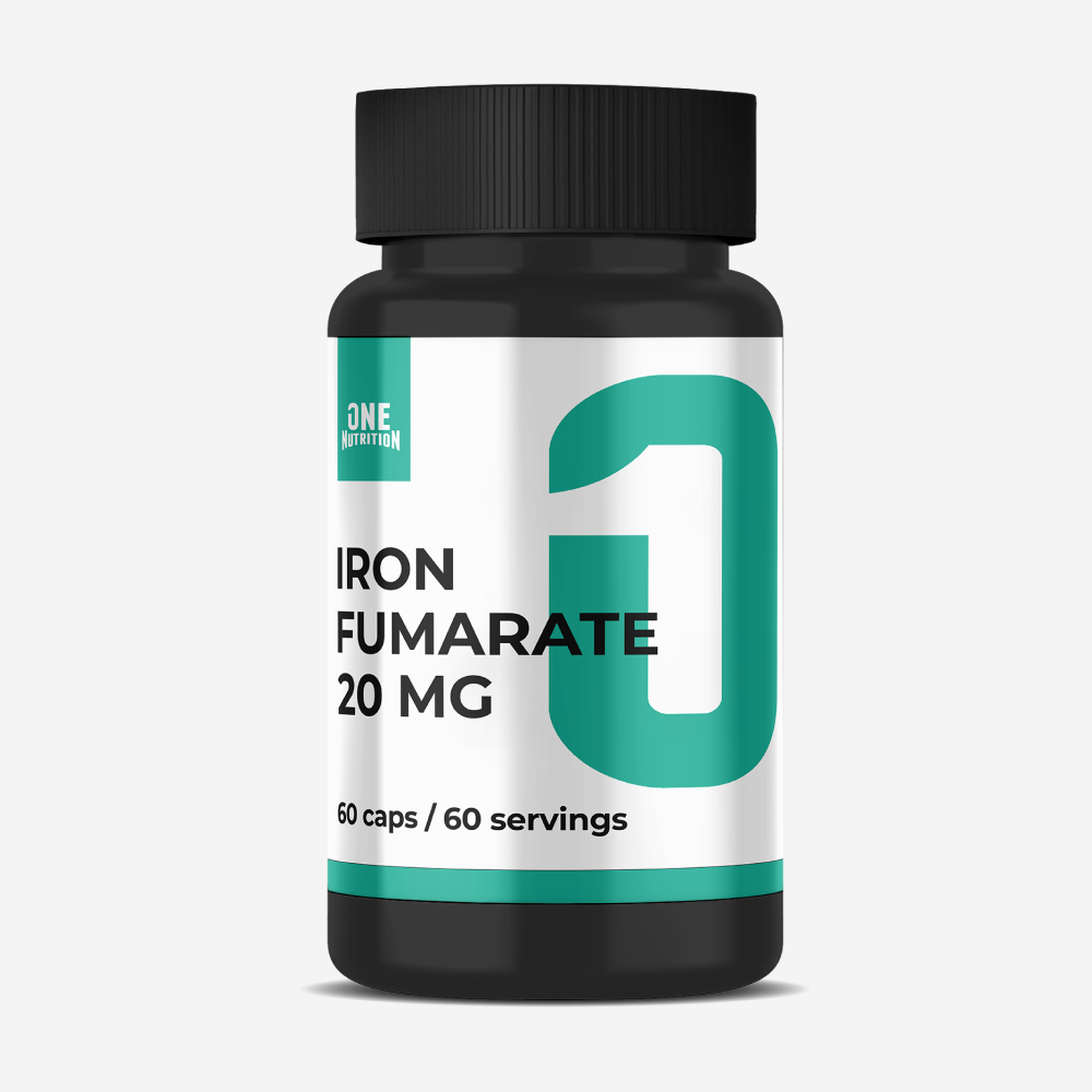 ONE NUTRITION, ЖЕЛЕЗО ФУМАРАТ ФОРТЕ, 60 капсул