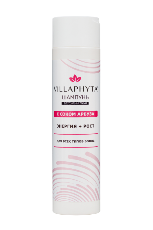 

Шампунь бессульфатный Villaphyta с соком арбуза, 250 г