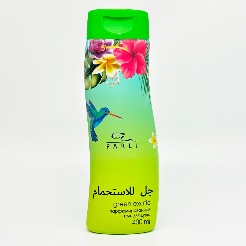 

Парфюмированный гель для душа Parli Cosmetics green exotic, 400 мл