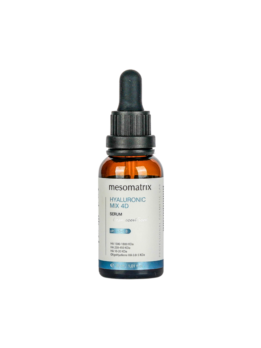 

Сыворотка микс четырех видов гиалуроновой кислоты MESOMATRIX / МЕЗОМАТРИКС HYALURONIC MIX 4D, 30 мл