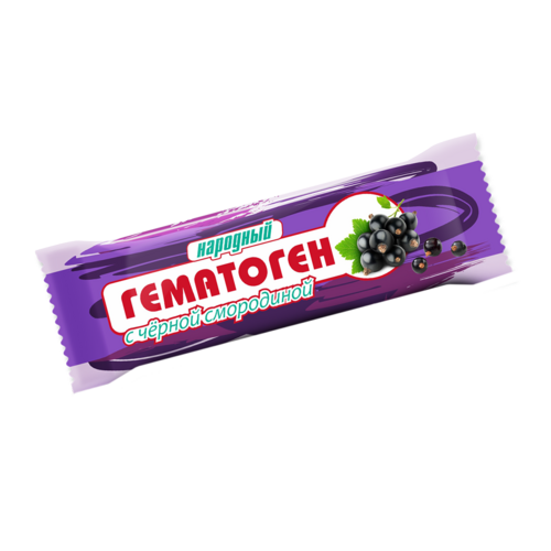 Гематоген Народный с черной смородиной, 40 г