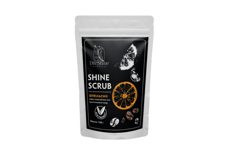 

Скраб для тела Div.Shine cosmetics SHINE SCRUB Апельсин, 150 г